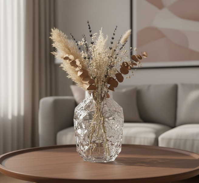 Transparent 3D printing material samples